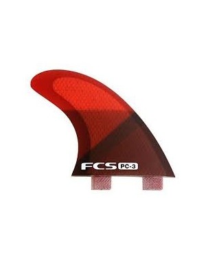 PC-3 Red Slice Tri Retail Fins