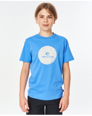 CORP ICON TEE - ELECTRIC BLUE