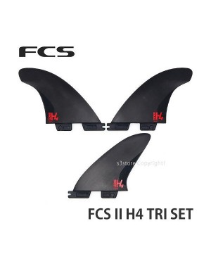FCS II H4 Small Smoke Tri Fins