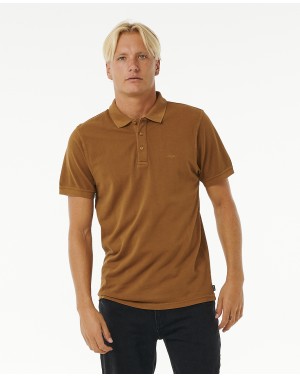 FADED POLO - GOLD