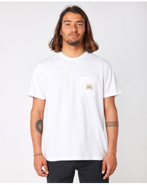 SURF PARADISE BADGE TEE -...