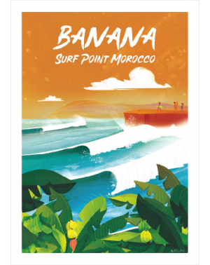 BANANA SURF POINT 50X70