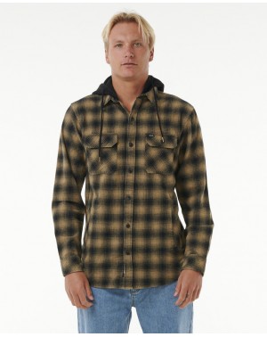 GRUNTER FLANNEL HOOD SHRT -...