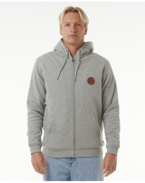 ICONS LINED ZIP THRU HOOD