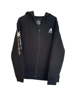 SWEAT ZIP HOOD WARMED - Noir
