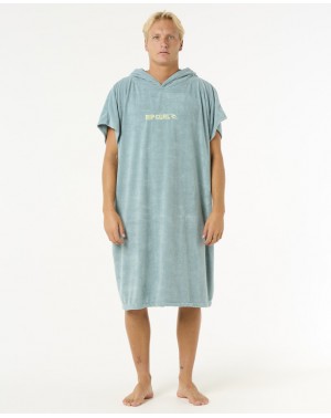 BRAND HOODED TOWEL - BLUE...