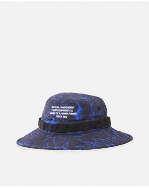 RAW ENERGY BOONIE HAT - BLACK