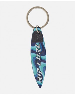 SURFBOARD KEYRING - BLUE/NAVY