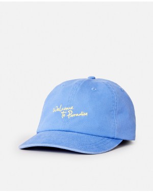 MIXED 6 PANEL CAP - BLUE