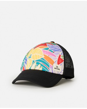 MIXED YARDAGE TRUCKER - RED