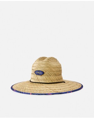FUN TIMES STRAW HAT - NAVY