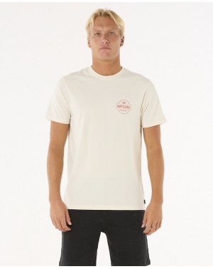 STAPLE TEE - BONE