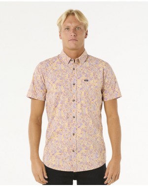 FLORAL REEF SS SHIRT -...