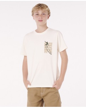 EWG PETRO TEE - BOYS - BONE