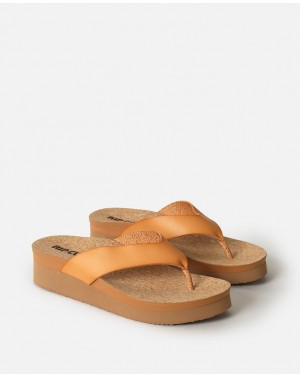 SANDY BLOOM OPEN TOE - TAN