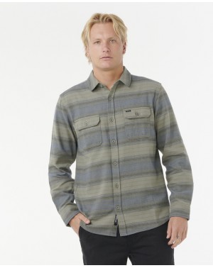 LINE UP FLANNEL SHIRT -...
