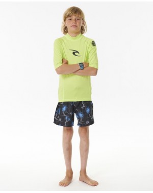 BRAND WAVE UPF SS-BOY - LIME