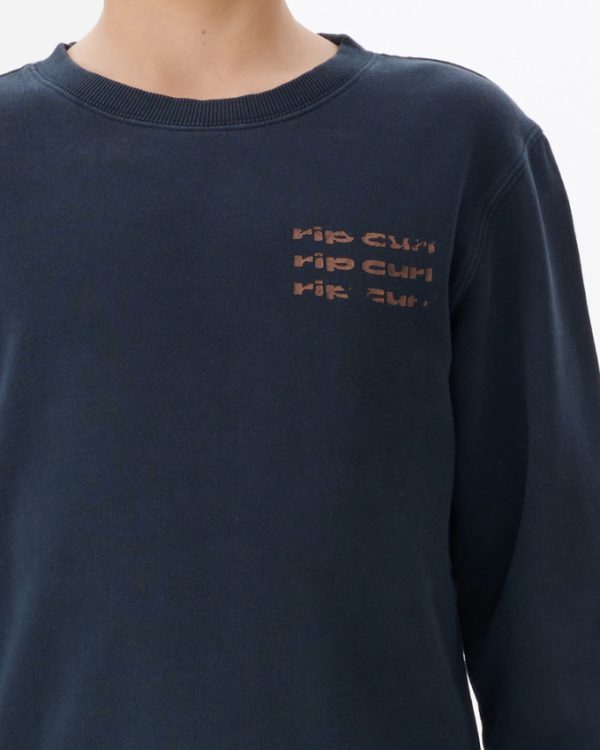Cosmic Tides Logo Crew -boy - vue alternative
