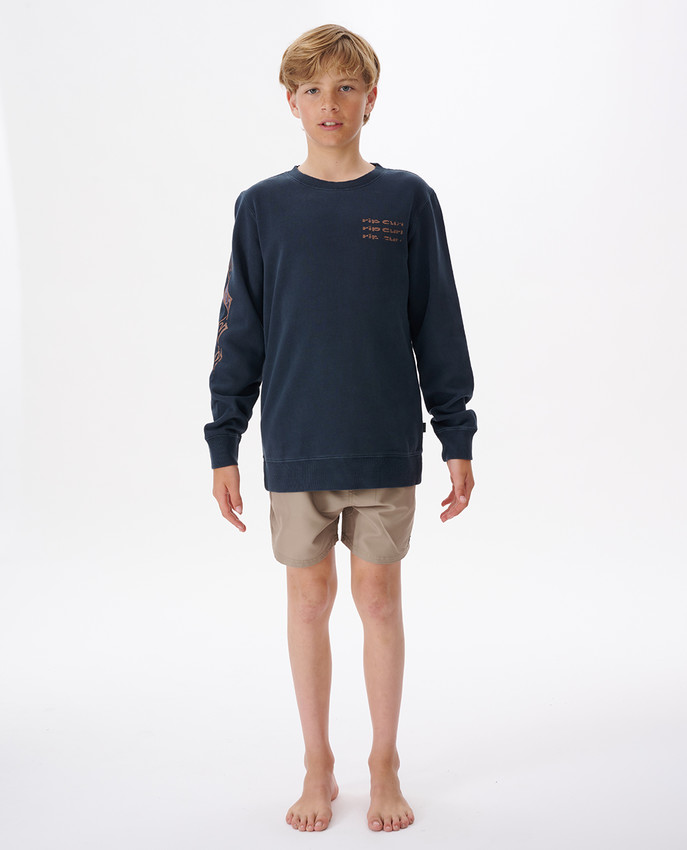 Cosmic Tides Logo Crew -boy
