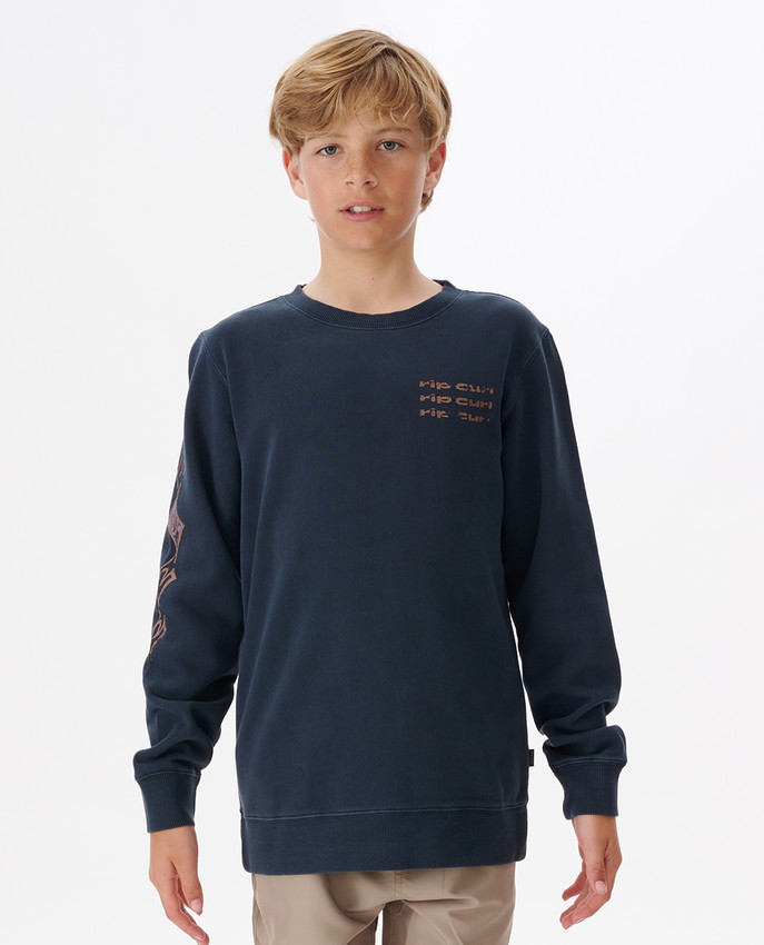 Cosmic Tides Logo Crew -boy