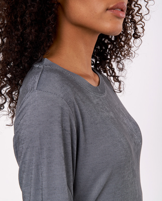Soft Rib Ls Dress