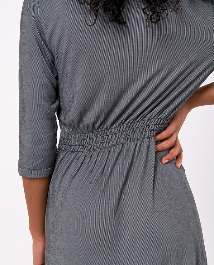 Soft Rib Ls Dress