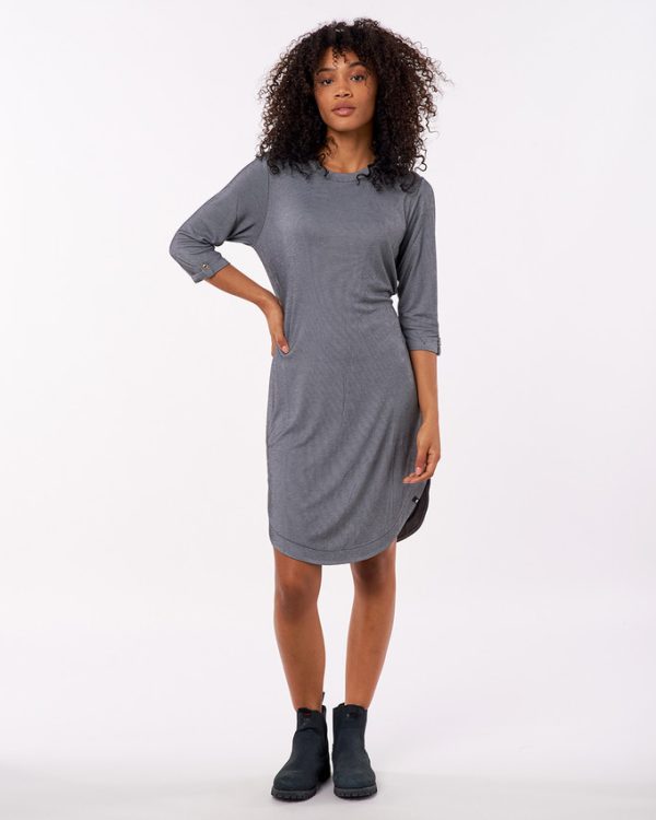 Soft Rib Ls Dress