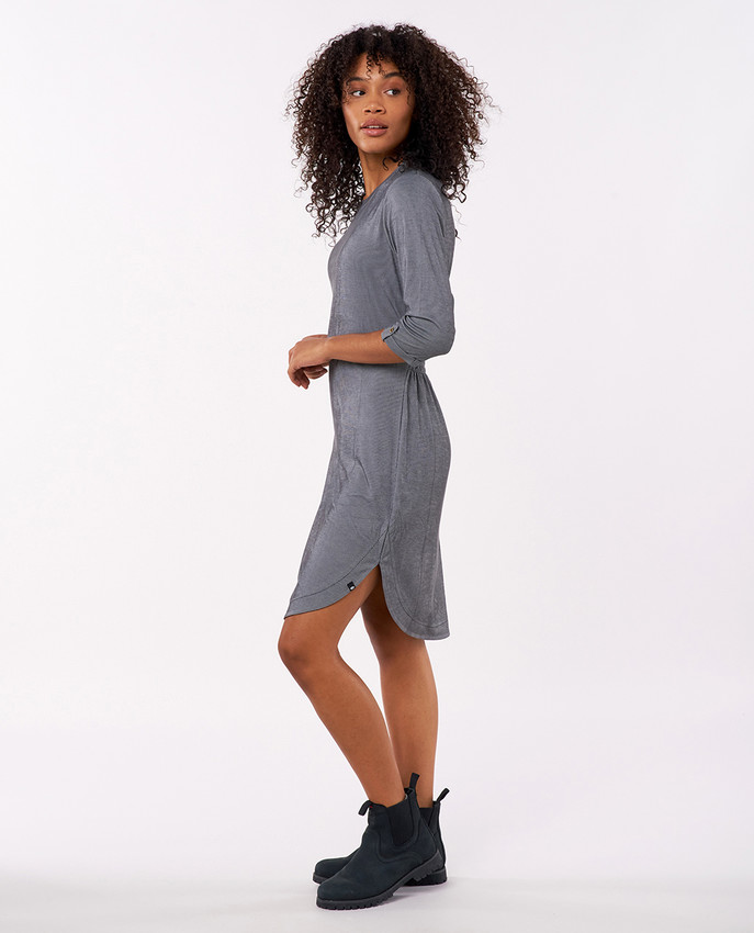Soft Rib Ls Dress