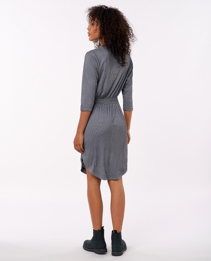 Soft Rib Ls Dress