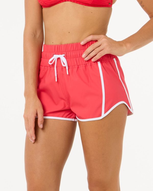Short de bain Volley High Waist Retro 3&Prime; - vue alternative