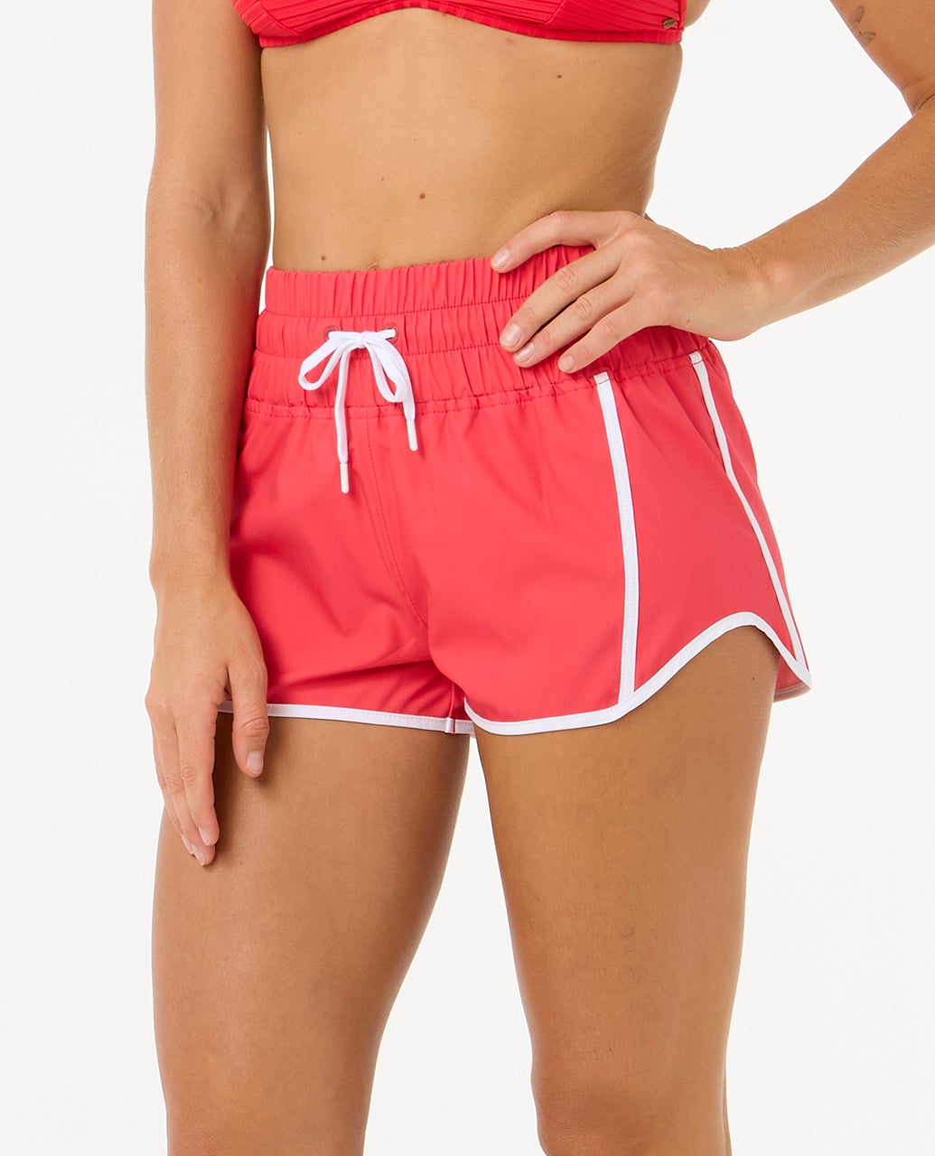 Short de bain Volley High Waist Retro 3&Prime; - vue alternative
