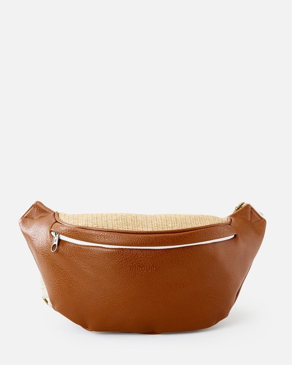 Sac bandoulière en paille Premium