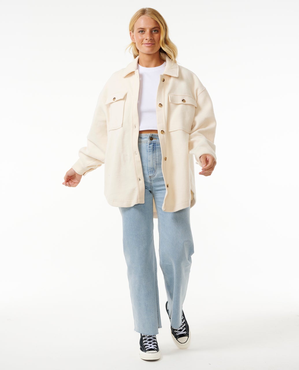 Veste High Tide Fleece Shacket
