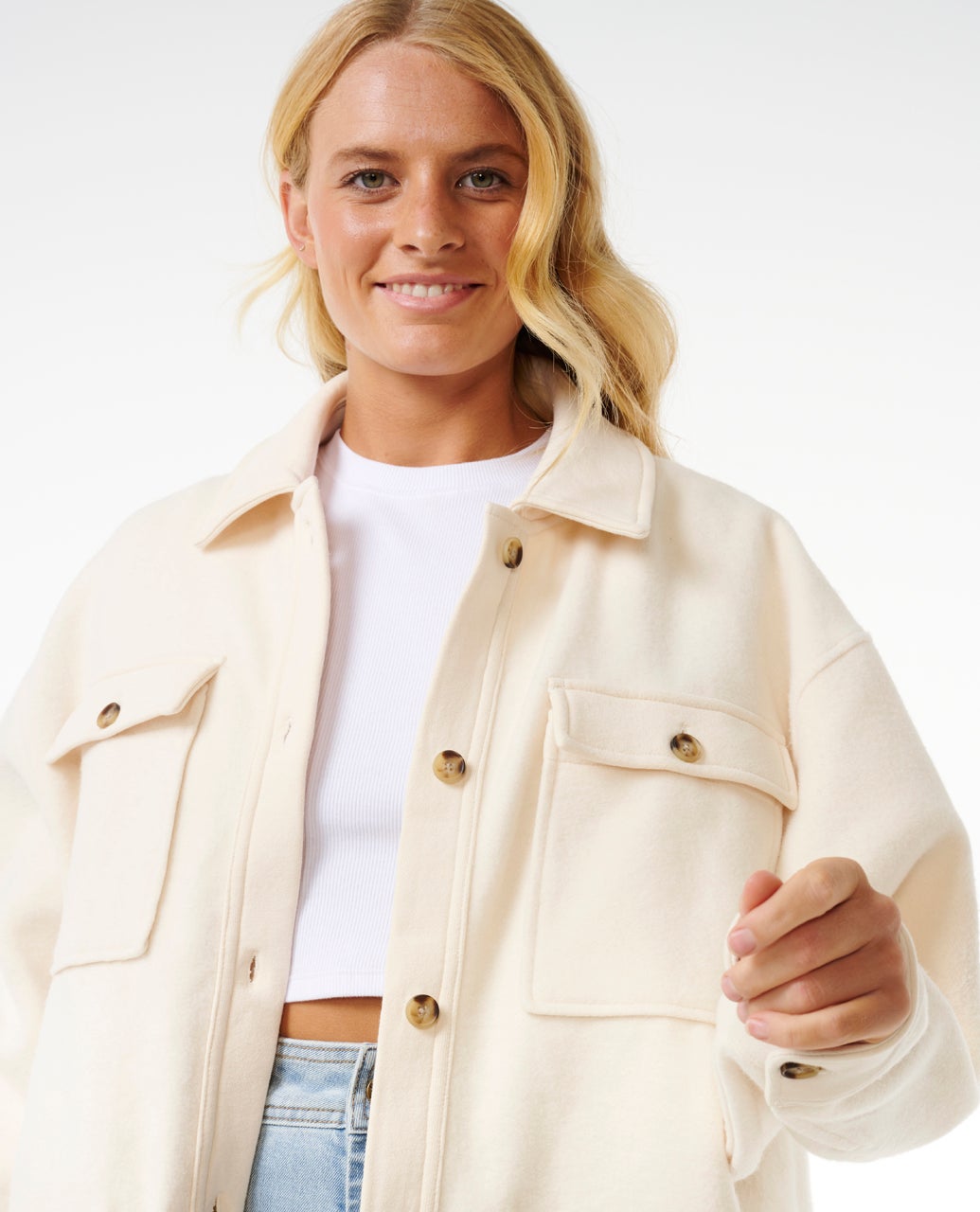 Veste High Tide Fleece Shacket