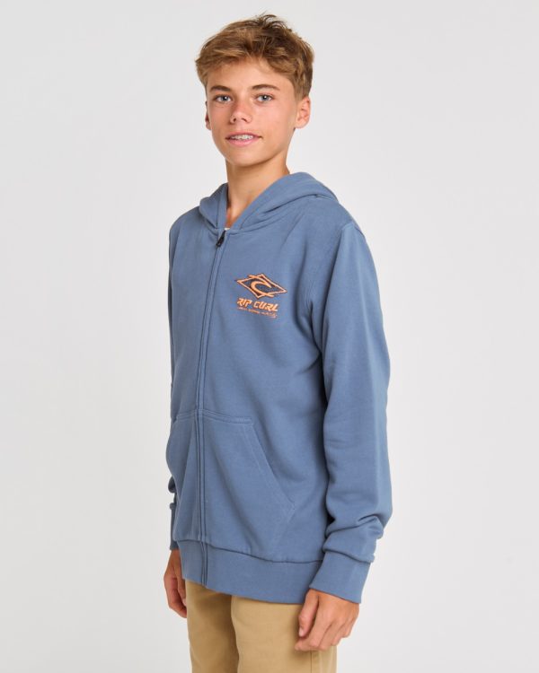 Raw Energy Zip Thru Hood -boy - vue alternative