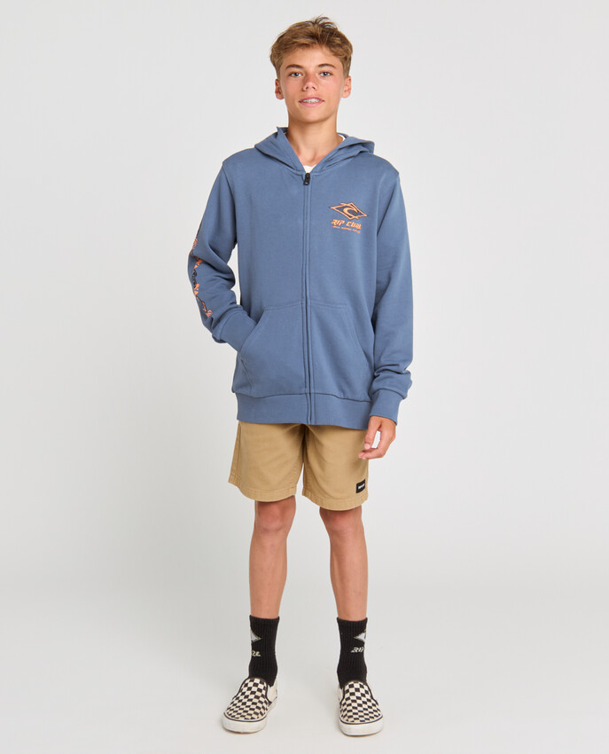 Raw Energy Zip Thru Hood -boy