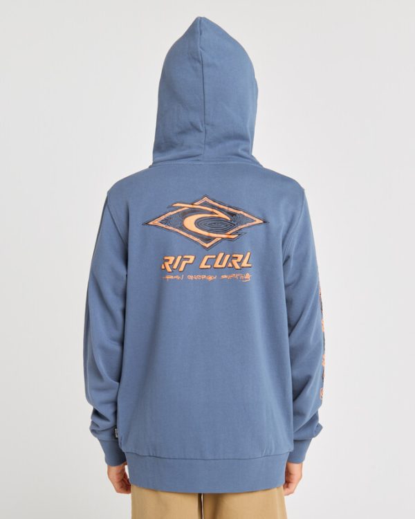 Raw Energy Zip Thru Hood -boy