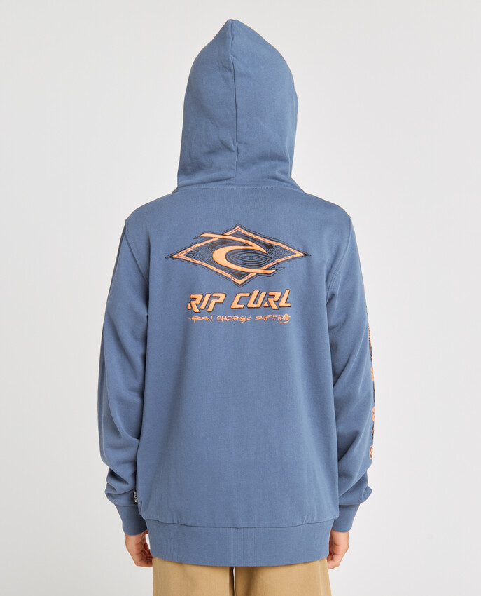 Raw Energy Zip Thru Hood -boy