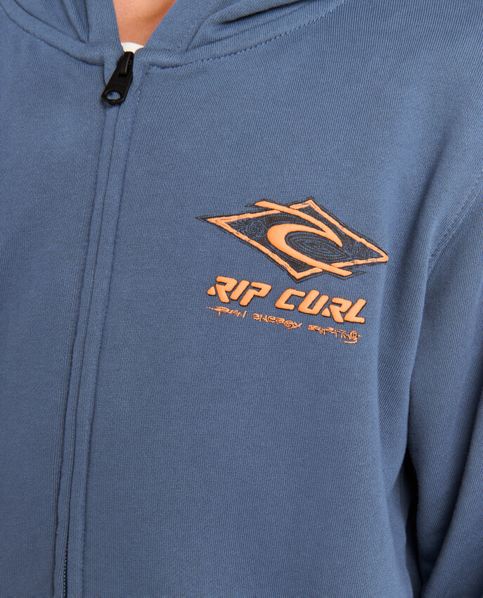 Raw Energy Zip Thru Hood -boy
