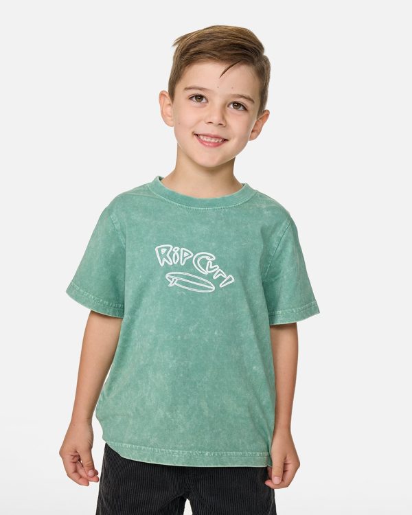 T-shirt à manches courtes Ride The Wave Wash   Enfant