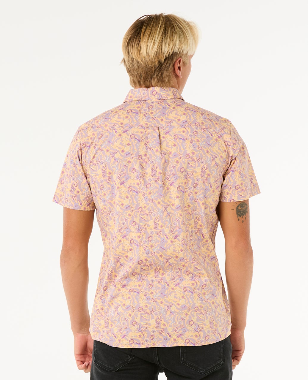 Chemise à manches courtes Floral Reef