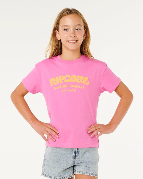 T-shirt décontracté Surf Puff Fille (8-14 ans)