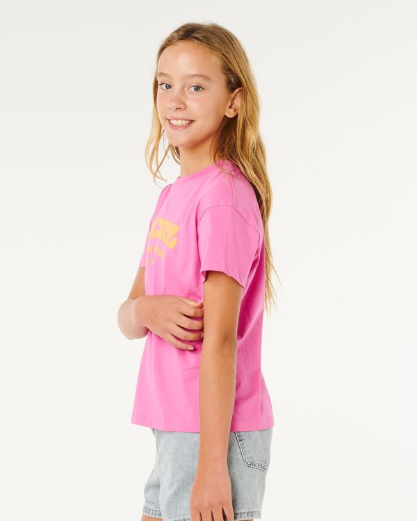 T-shirt décontracté Surf Puff Fille (8-14 ans) - vue alternative