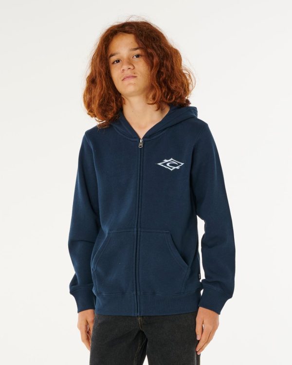 Sweat à capuche zippé Hazey Days garçon
