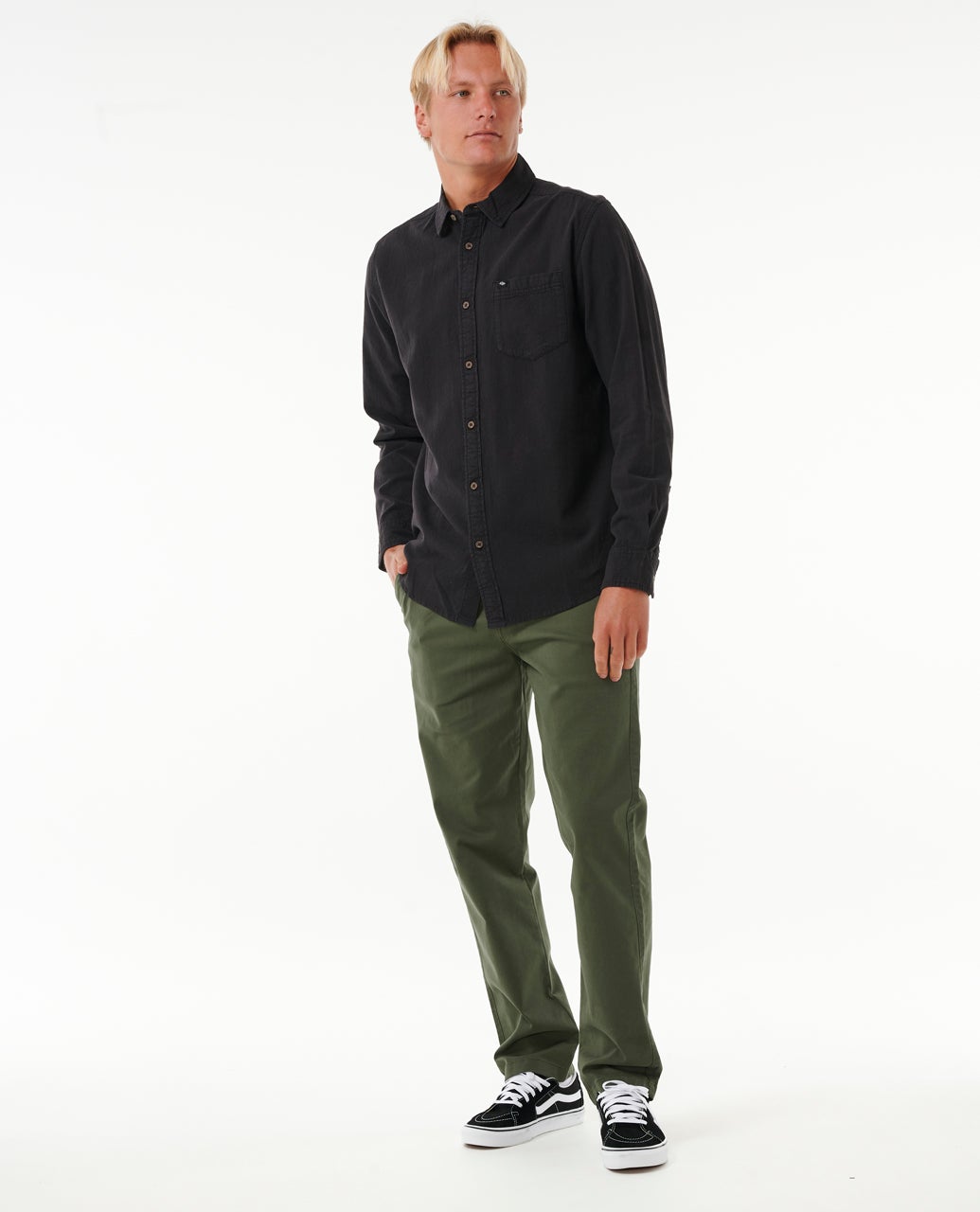 Chemise à manches longues Classic Surf Washed