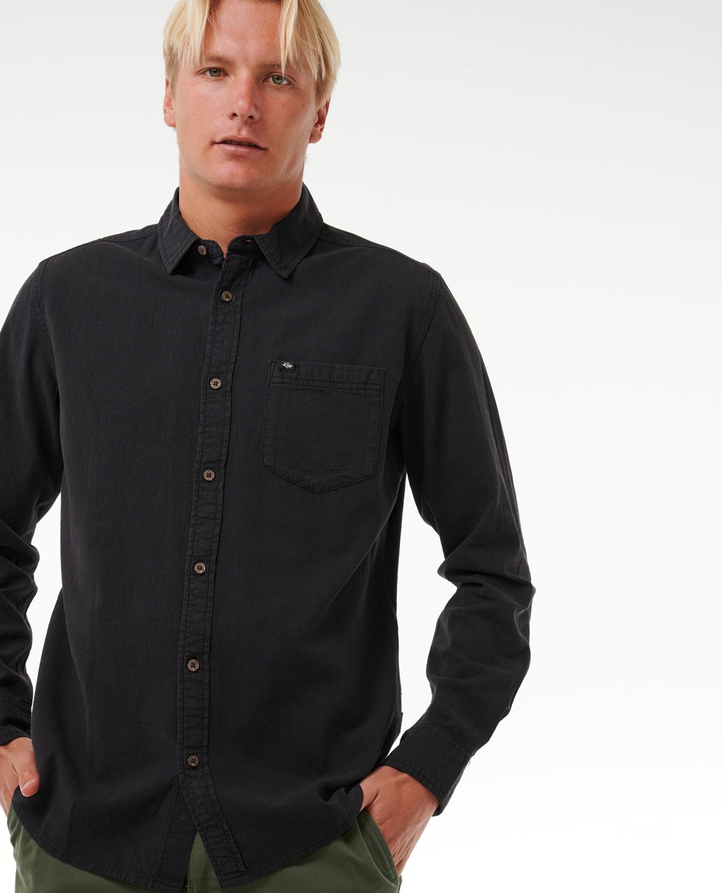 Chemise à manches longues Classic Surf Washed