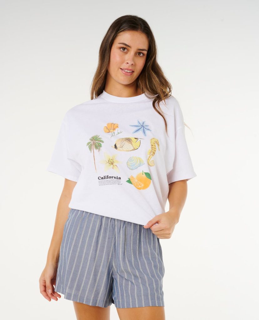 Short Beach Days Pinstripe