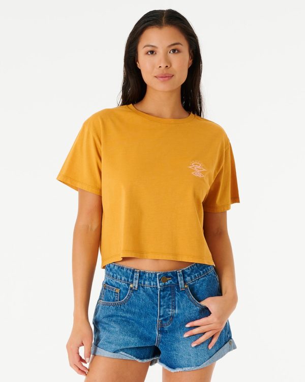 Search Icon Crop Tee