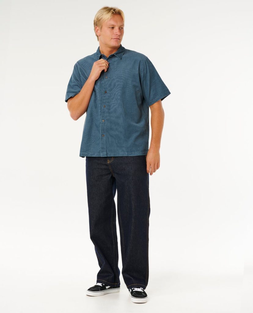 Chemise Premium Surf Cord manches courtes