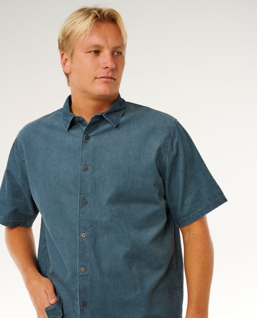 Chemise Premium Surf Cord manches courtes